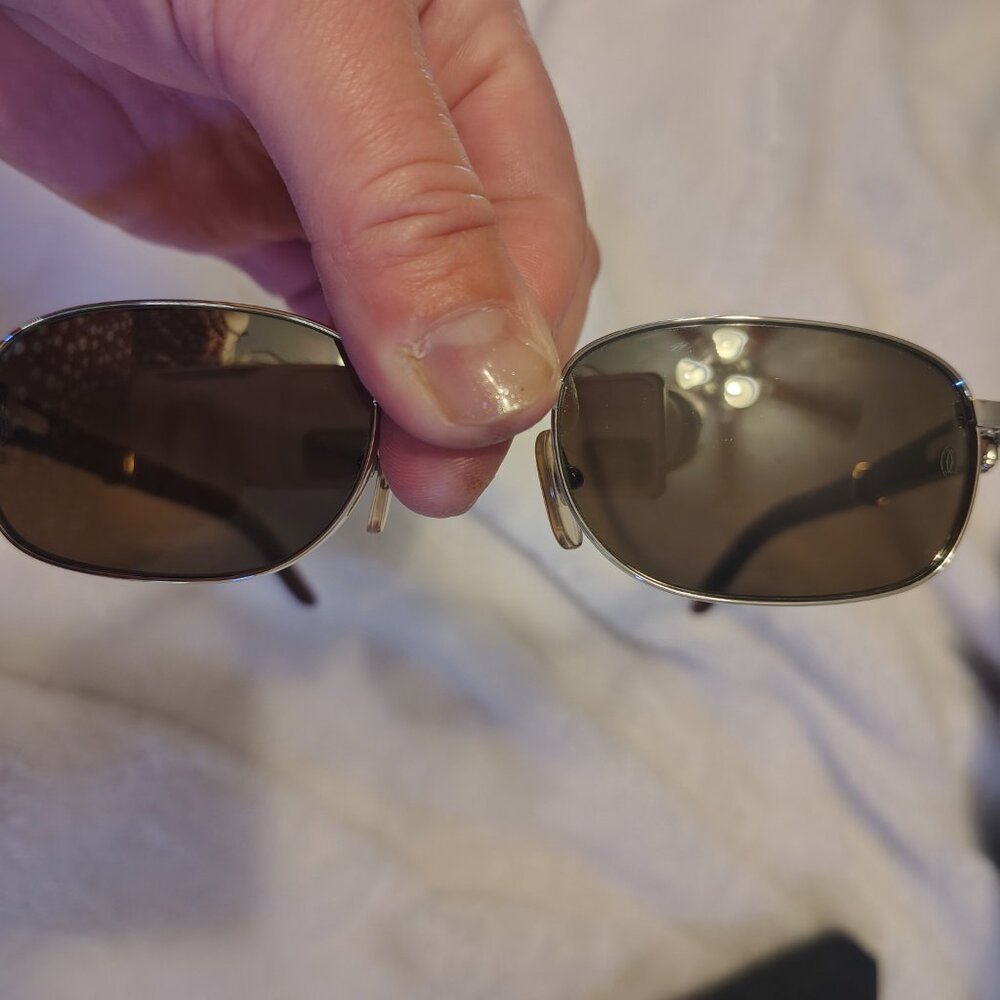 cartier glasses authentic wood giverny vintage - Picture 6 of 8
